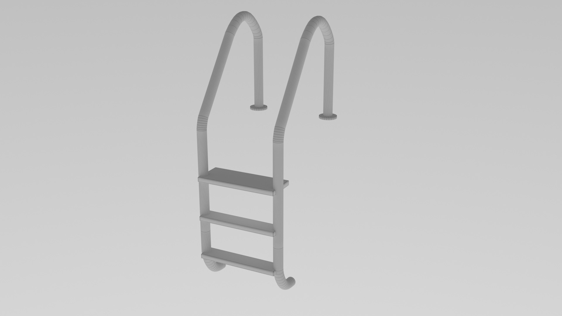 Swimming Pool Ladder Model - TurboSquid 1845503