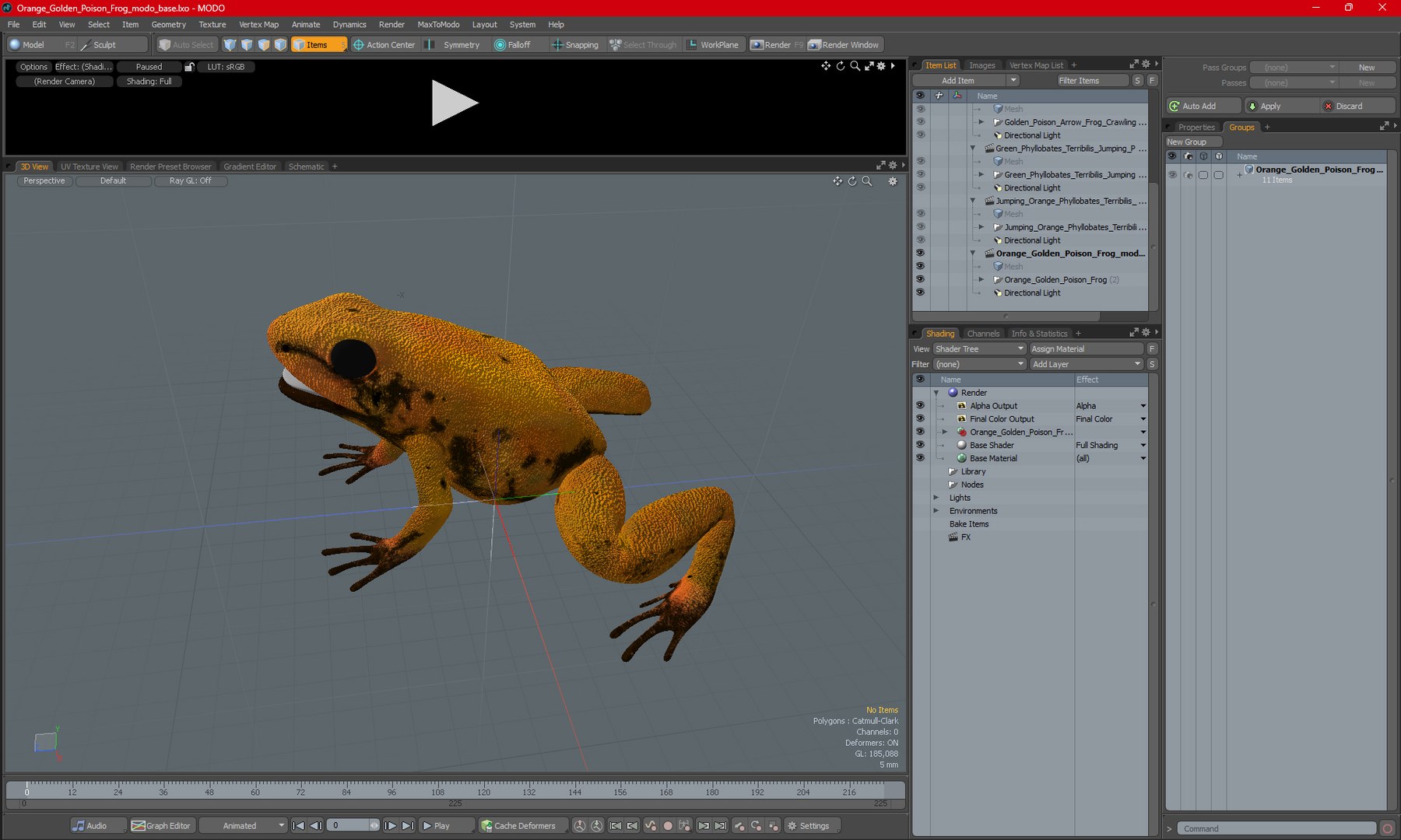 Orange Golden Poison Frog model https://p.turbosquid.com/ts-thumb/Lk/SvZ5oe/Qq/orangegoldenpoisonfrogc4dmodel025/jpg/1706827278/1920x1080/fit_q87/6eea59e0049cb55b6182012a0fc881d8f4f5fae6/orangegoldenpoisonfrogc4dmodel025.jpg