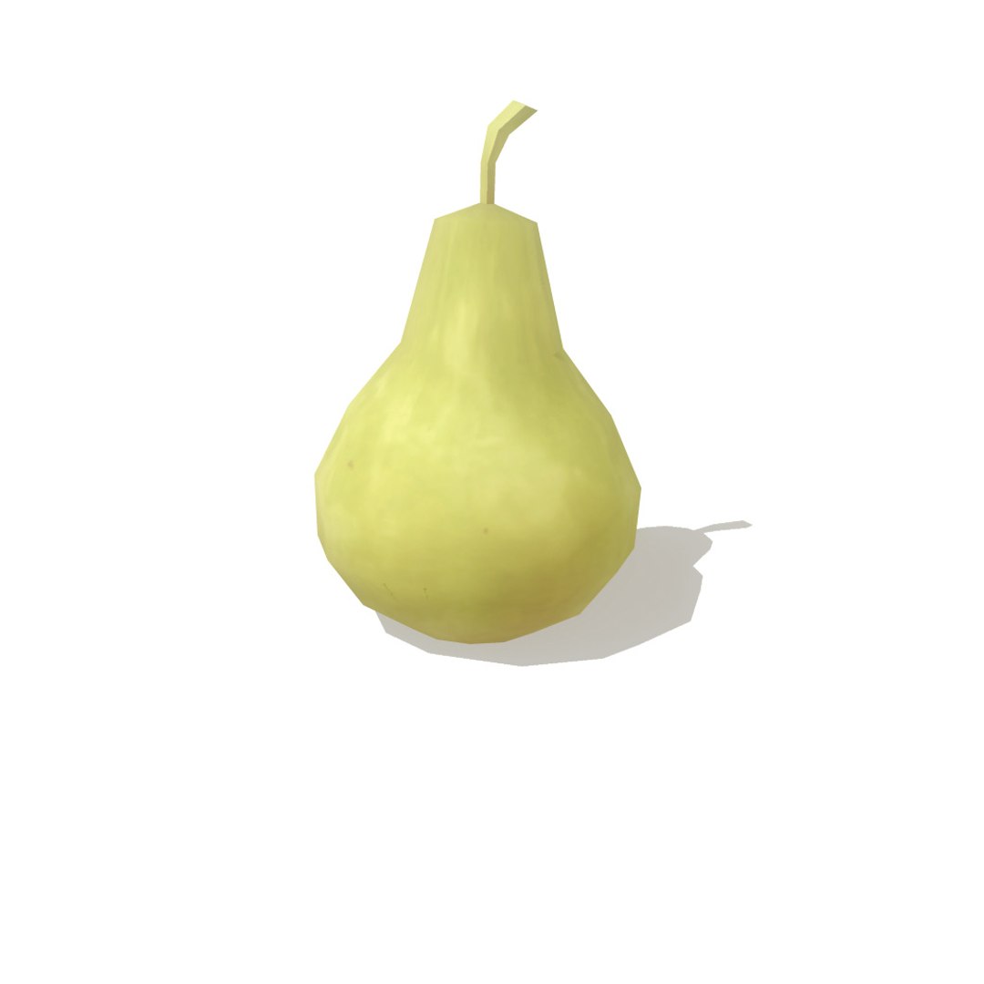 3d Obj Pear