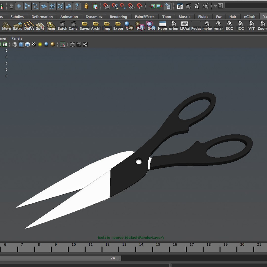 3d scissors model