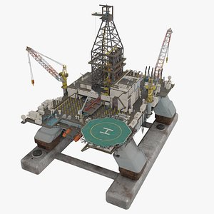 Oil Platform 3D model