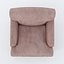 Covered Fabric Armchair with wooden Legs 3D