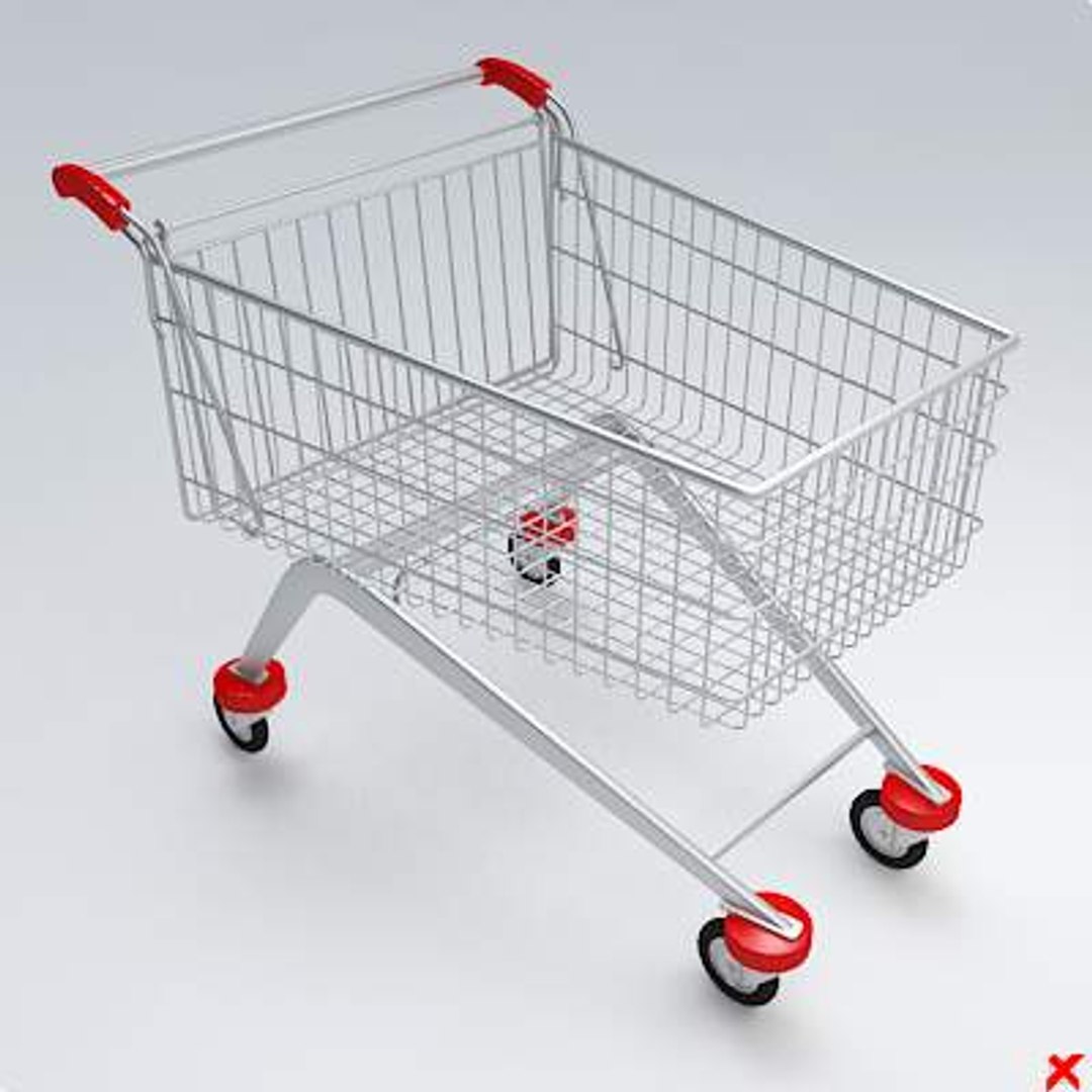 3d Cart Shopping Model