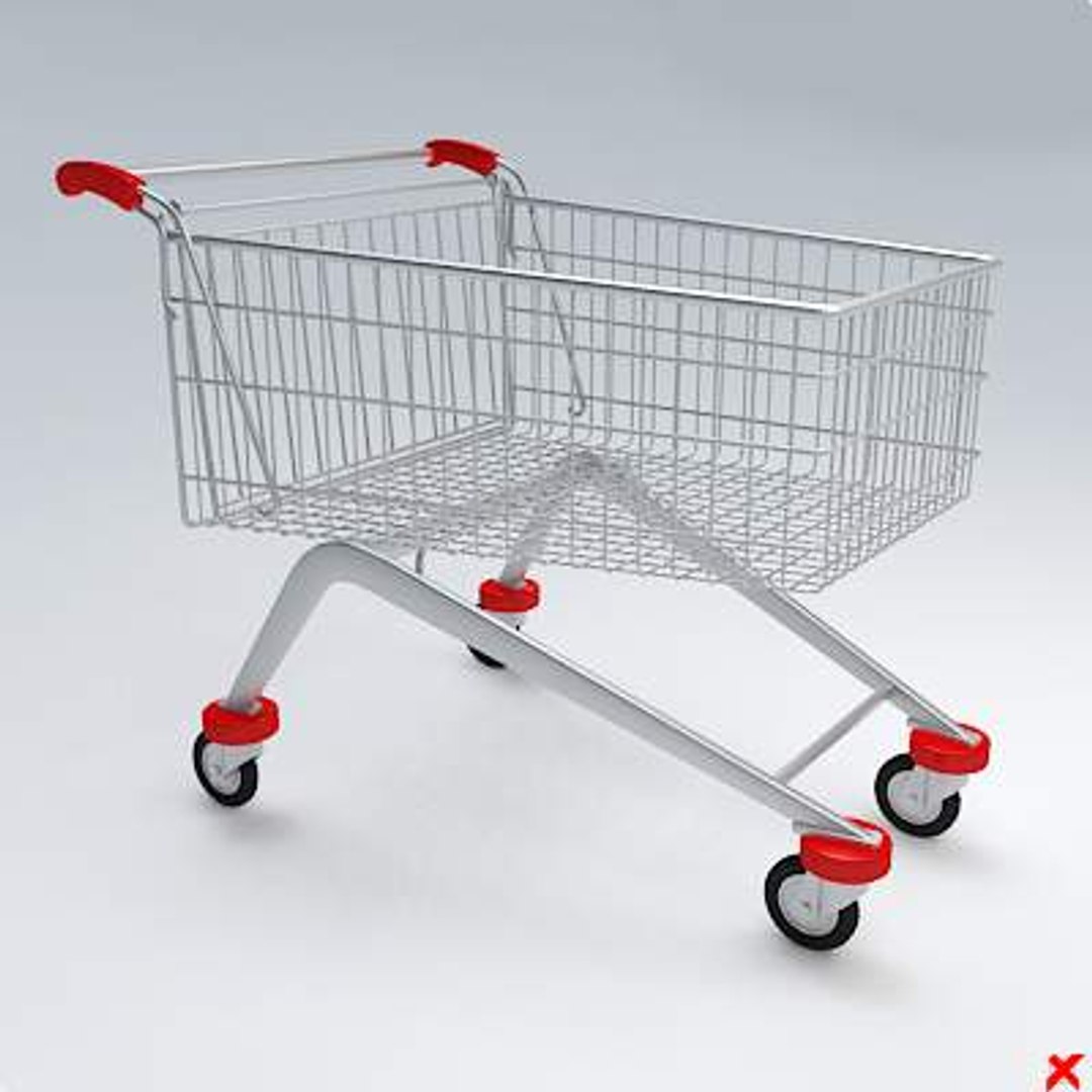 3d Cart Shopping Model
