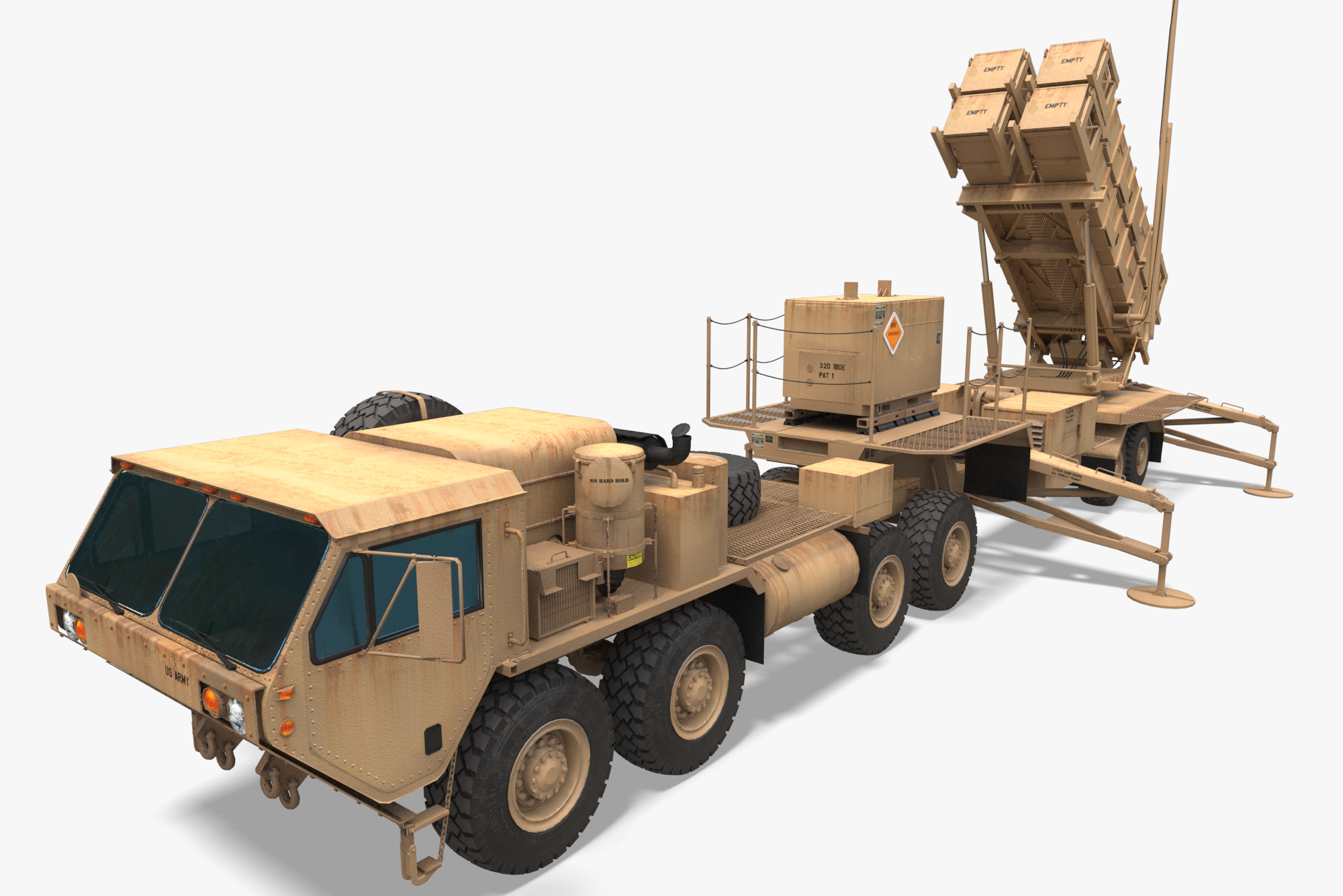 3d Patriot Mim-104 Missile Model - Turbosquid 1382771