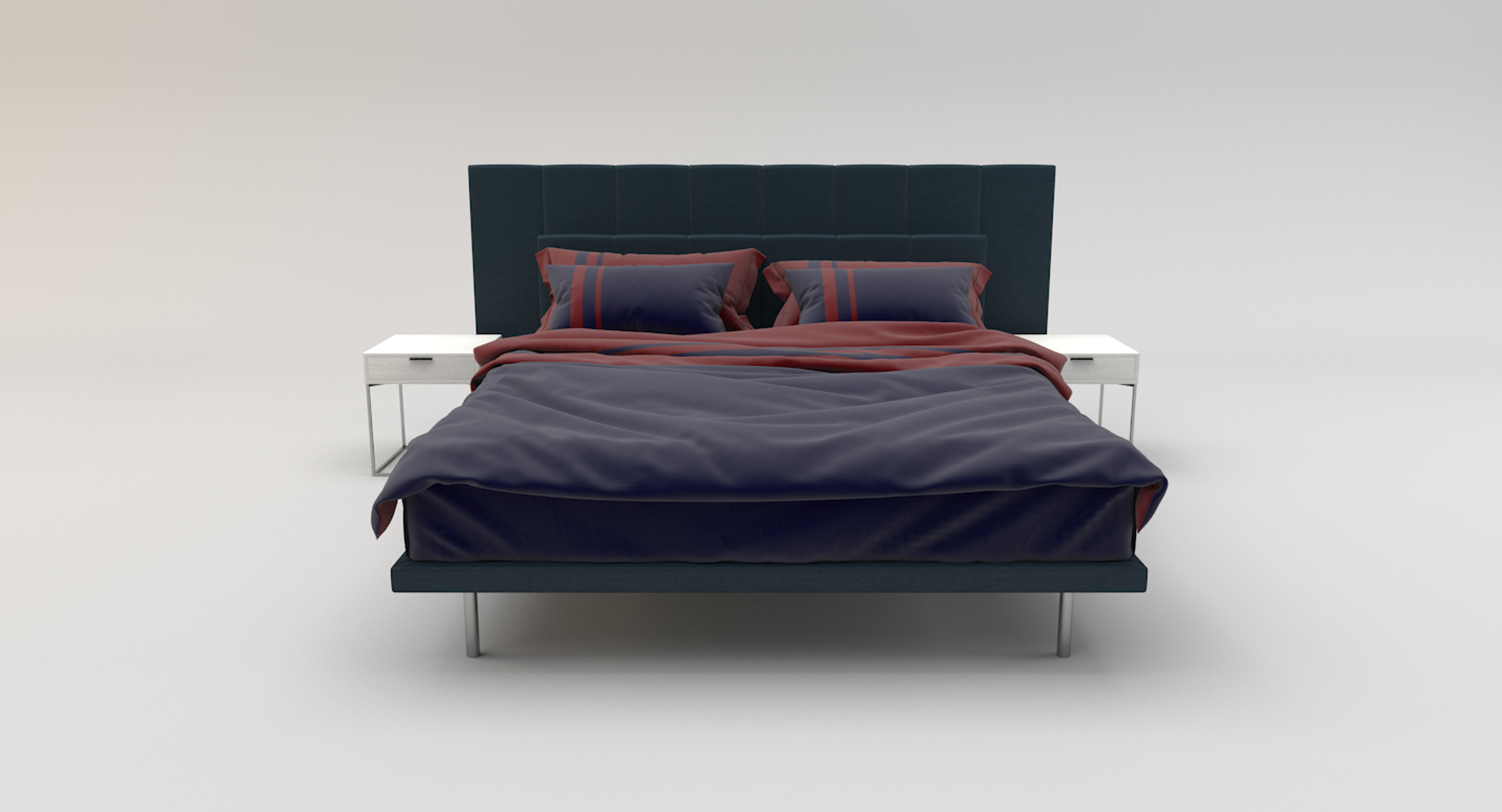 Bed zanotta gala 3D - TurboSquid 1418973