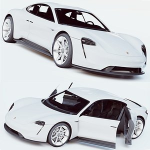 Porsche Mission E 2019 3D model