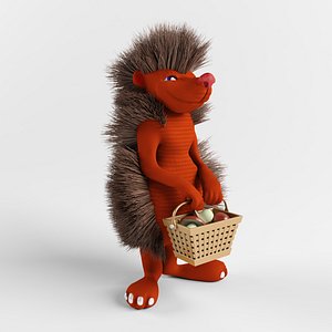 toy hedgehog 3D model