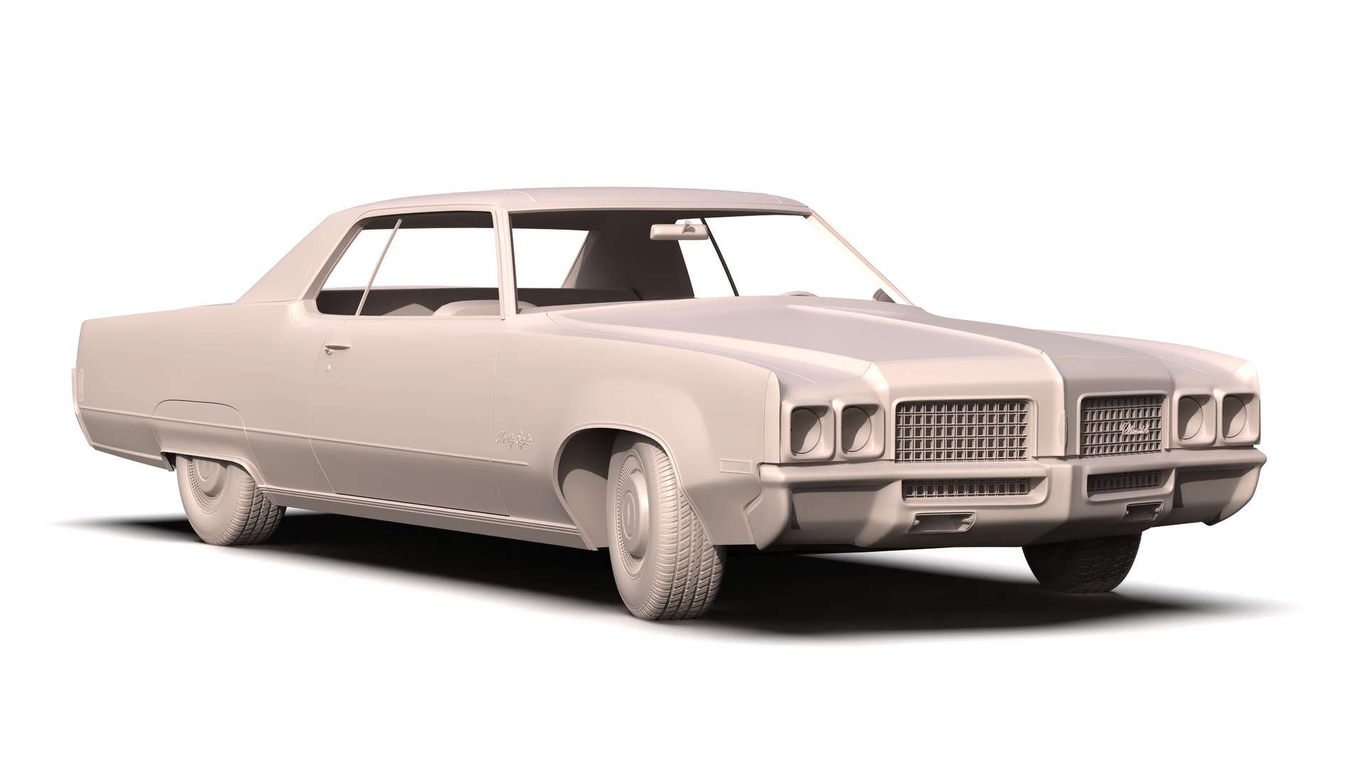 公式の  Oldsmobile 98 Coupe 1970 Model - TurboSquid 1853379 BBR