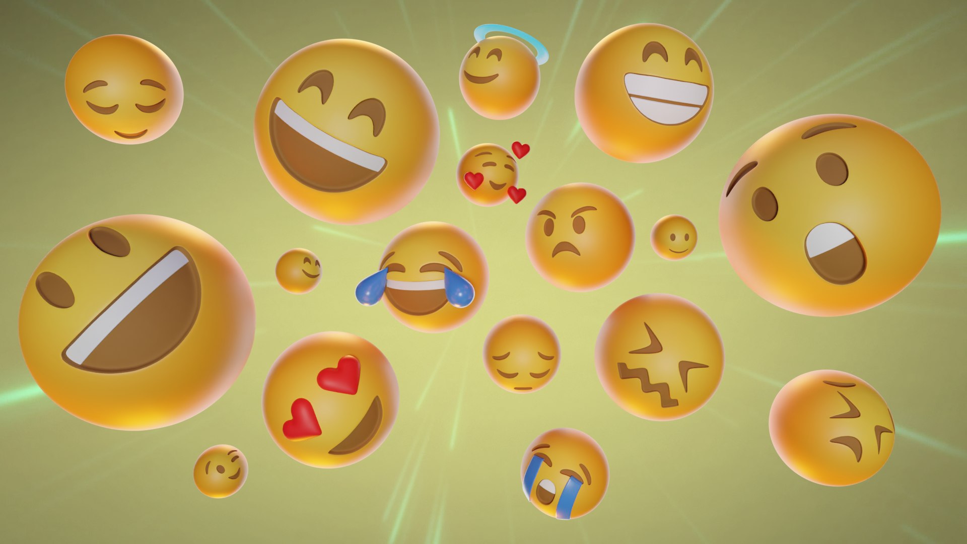 24 Emojis Pack 3D Model - TurboSquid 1947352