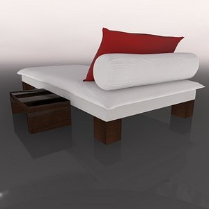 lounger resort patio 3d model