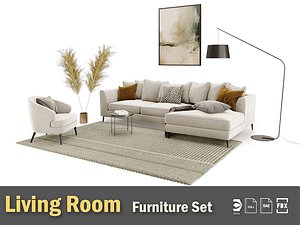 living room furniture pack 02 corona 2015 model