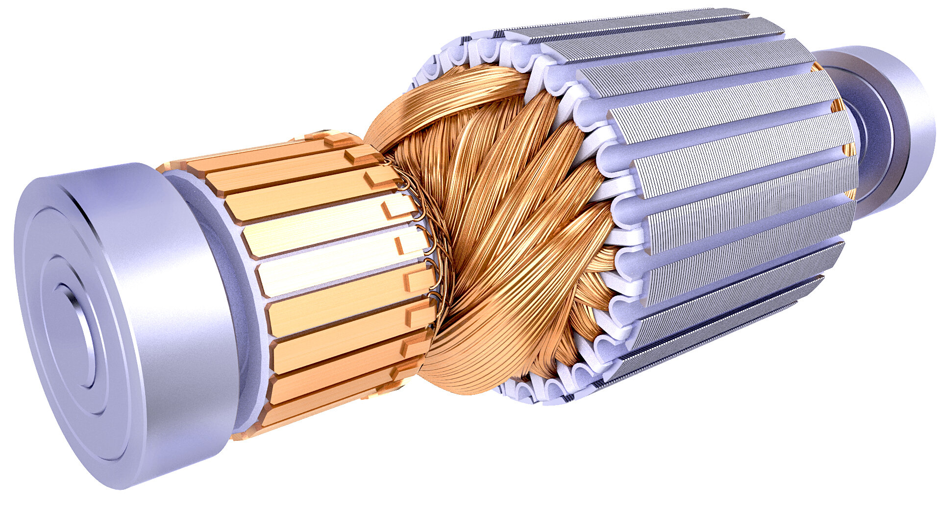 Rotor electric motor model TurboSquid 1679893