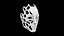Parametrische biomorphe Gesichtsmaske