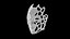 Parametrische biomorphe Gesichtsmaske