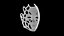 Parametrische biomorphe Gesichtsmaske