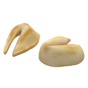 3D Fortune cookie