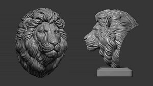 3D Lion quiet model