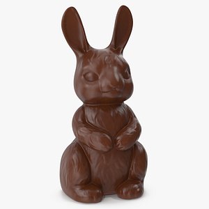 3D model milk chocolate bunny