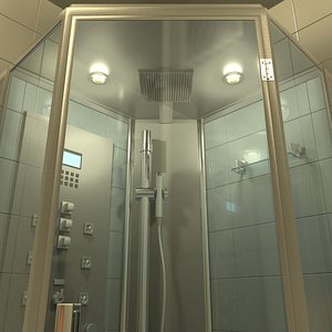 bathroom shower obj