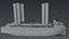 Embarcação Canopee Ro-Ro movida a vento Modelo 3D