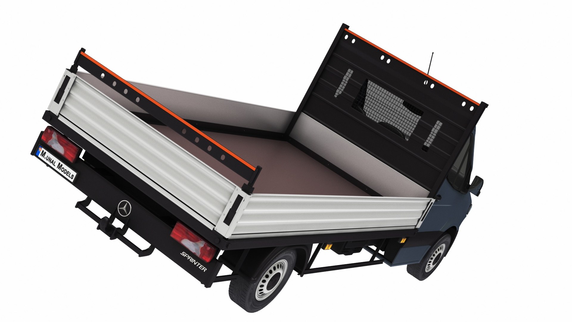 Mercedes Sprinter Box Truck 3D Model - TurboSquid 1635406
