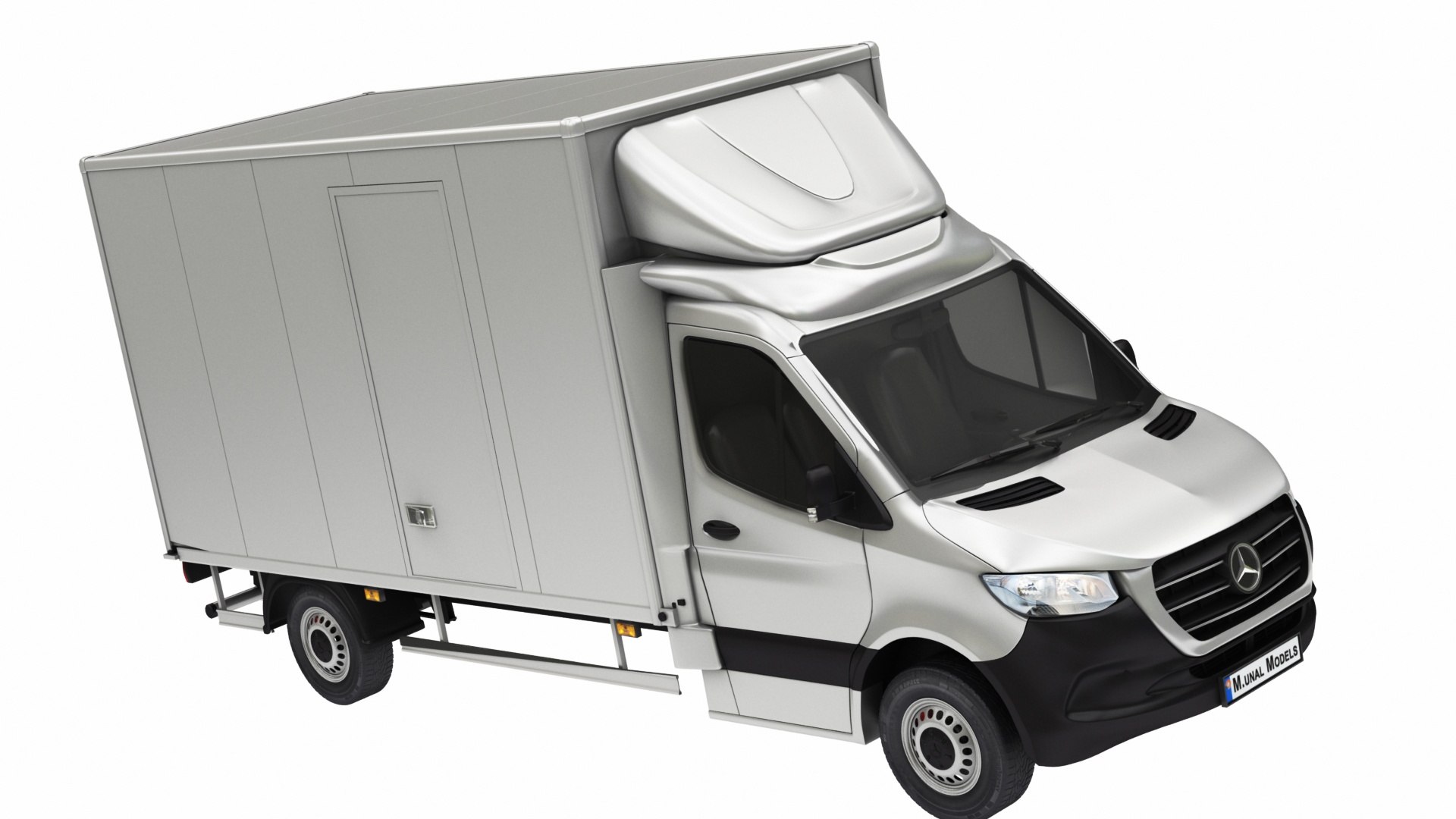 Mercedes Sprinter Box Truck 3D Model - TurboSquid 1635406