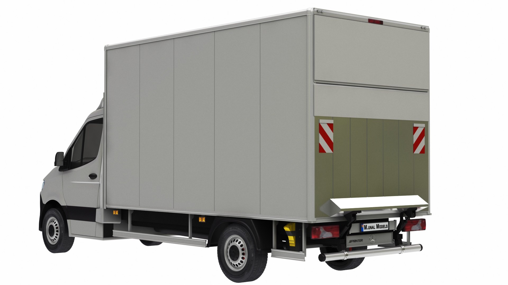 Mercedes Sprinter Box Truck 3D Model - TurboSquid 1635406
