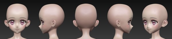 anime zbrush 3D model