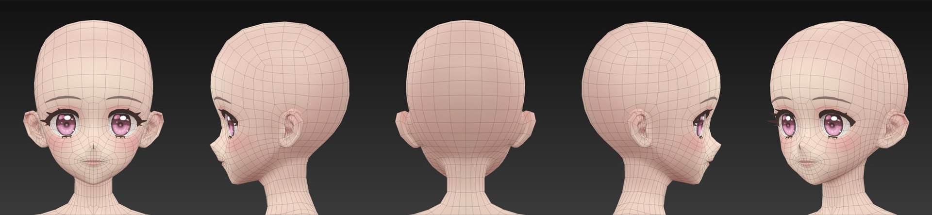 Female Custom Base Mesh 3d Model