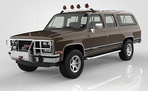 3D GMC Suburban model