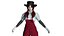 AAA 3D Doll Face Girl - Personnage stylisé mixte réaliste