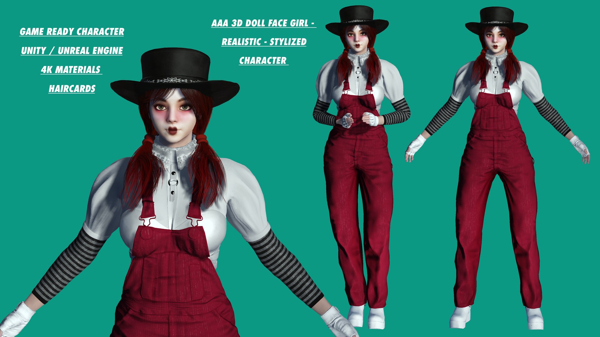 AAA 3D Doll Face Female - Realistic mixed Stylized Character 3D model https://p.turbosquid.com/ts-thumb/Ll/EdvOzI/iK/poster2/png/1675934236/1920x1080/fit_q87/46a4f12ce24fd14ae07a2540b9b6e79da99d5681/poster2.jpg