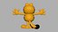 garfield character 3D