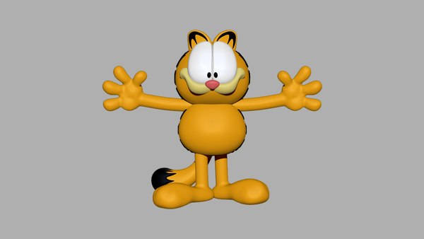 Garfield Modelo 3D - TurboSquid 1637586