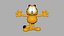 garfield character 3D