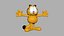 garfield character 3D