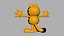 garfield character 3D
