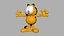 garfield character 3D
