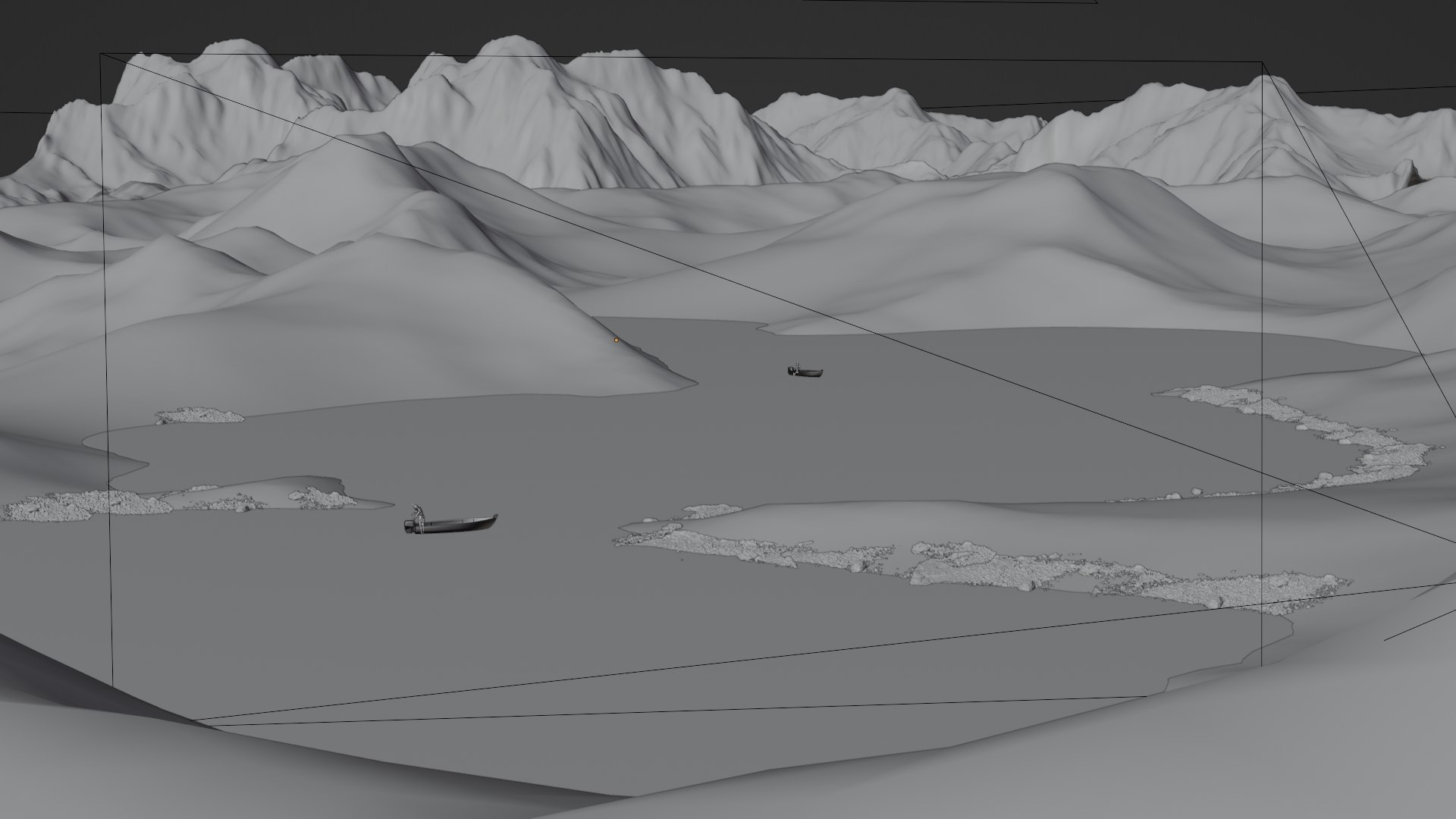 Lake Environment Model - TurboSquid 2185050
