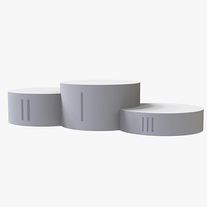 3D podium scene 1 model