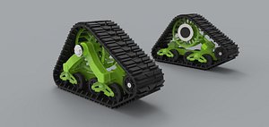 track suspension 3D model