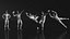 3D model Rugby Poses 01