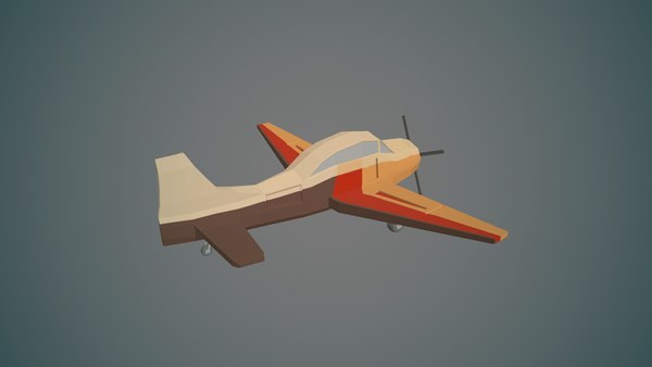 Airplane03 low-poly 3D - TurboSquid 1578155