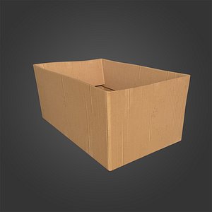 3D old cardboard