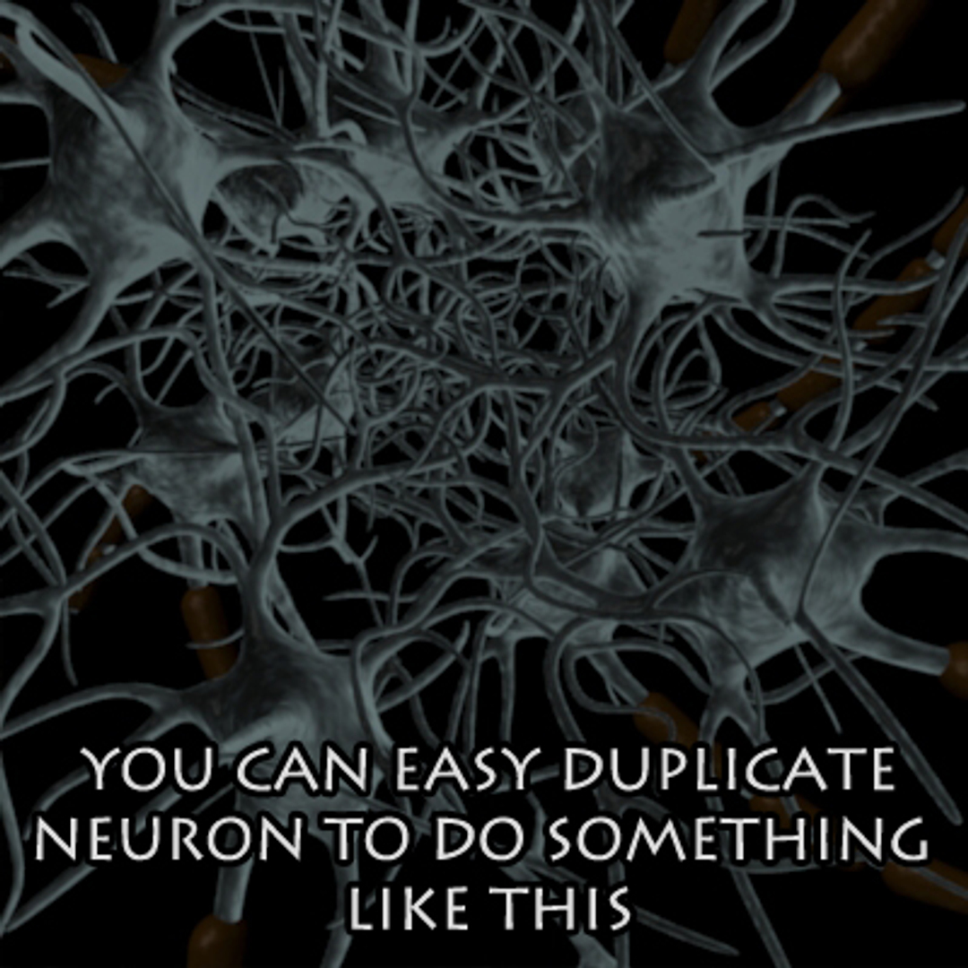 neuron cell 3d model