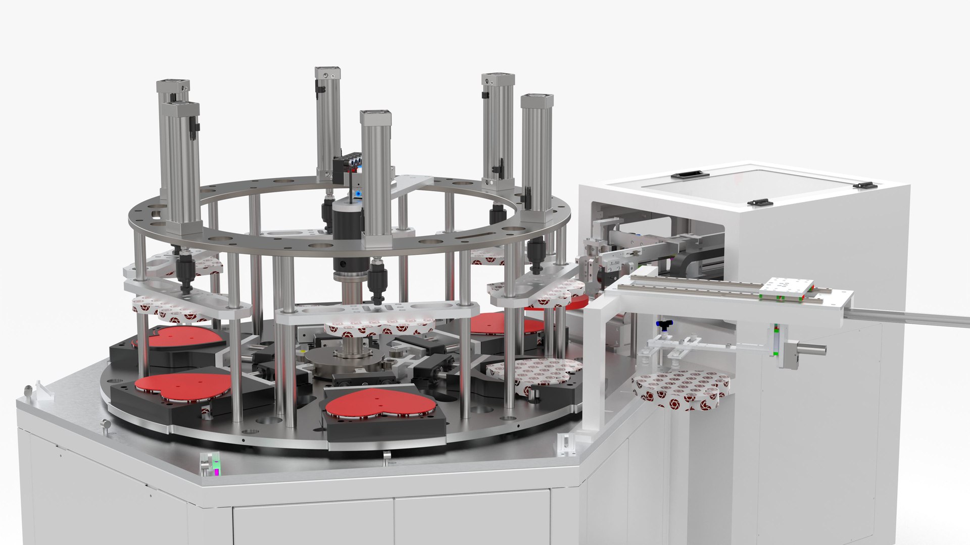 Automatic Chocolate Heart Box Forming Machine 3D Model - TurboSquid 2050078