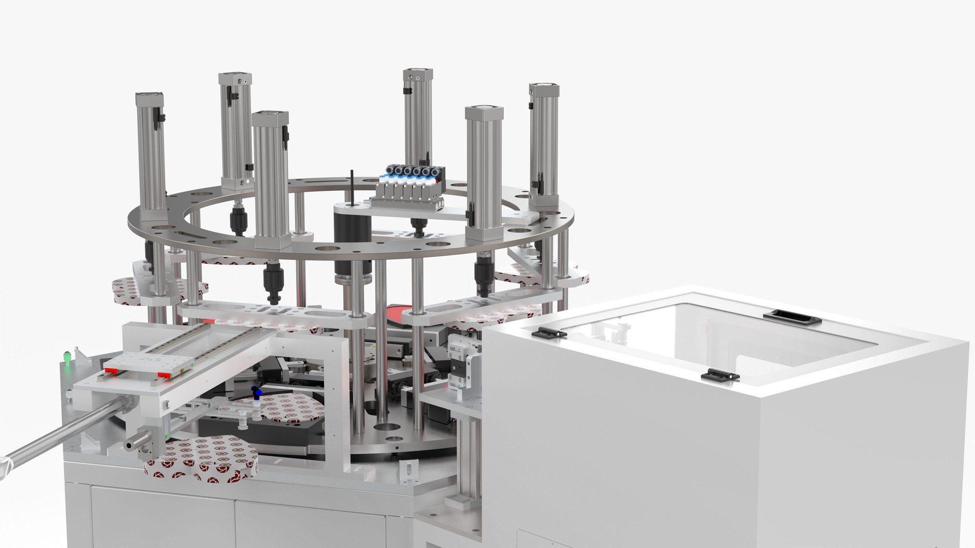Automatic Chocolate Heart Box Forming Machine 3D Model - TurboSquid 2050078