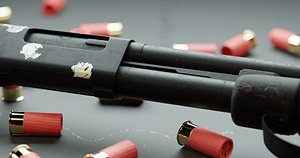 Shotgun Mossberg 590 3D model