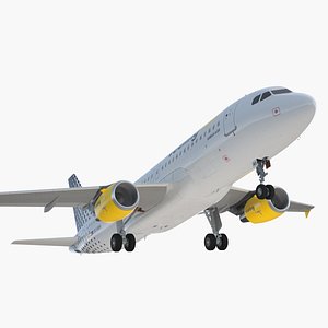 3D airbus a320 vueling airlines